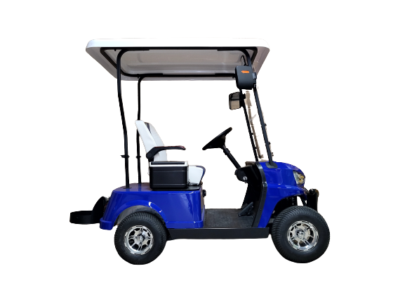 Rascal single-rider golf cart side view